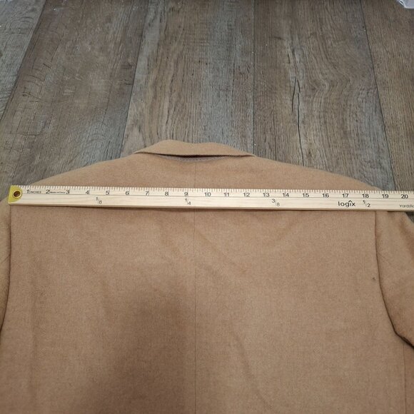 Botany 500 Mens 44R Camel Hair Blazer Jacket Two-Button Beige Made In USA - Picture 10 of 10